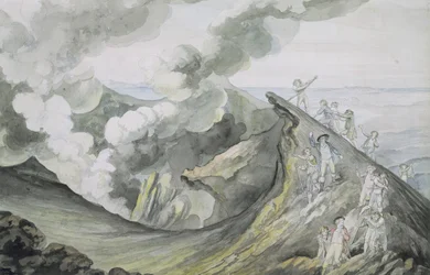 The Ascent of Vesuvius, 1785-91